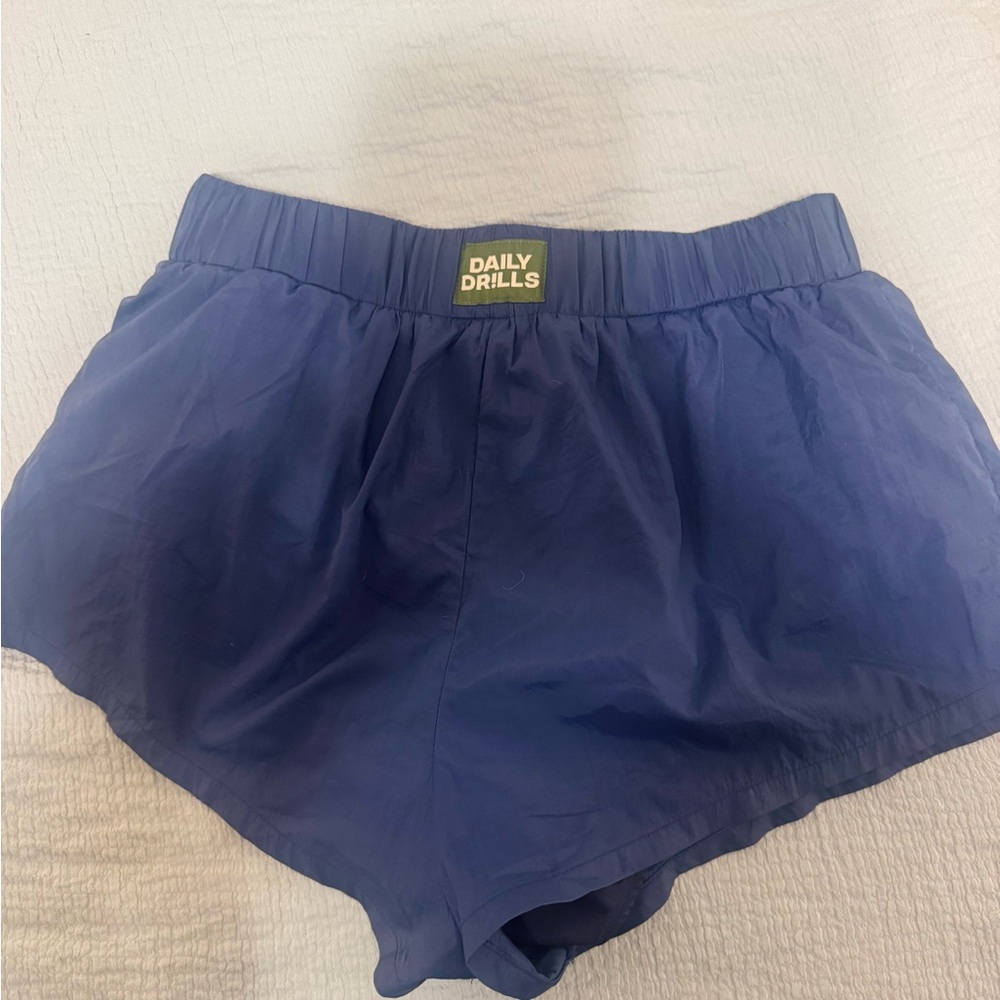 Daily Drills Navy Athletic Shorts - Picture 3 of 5